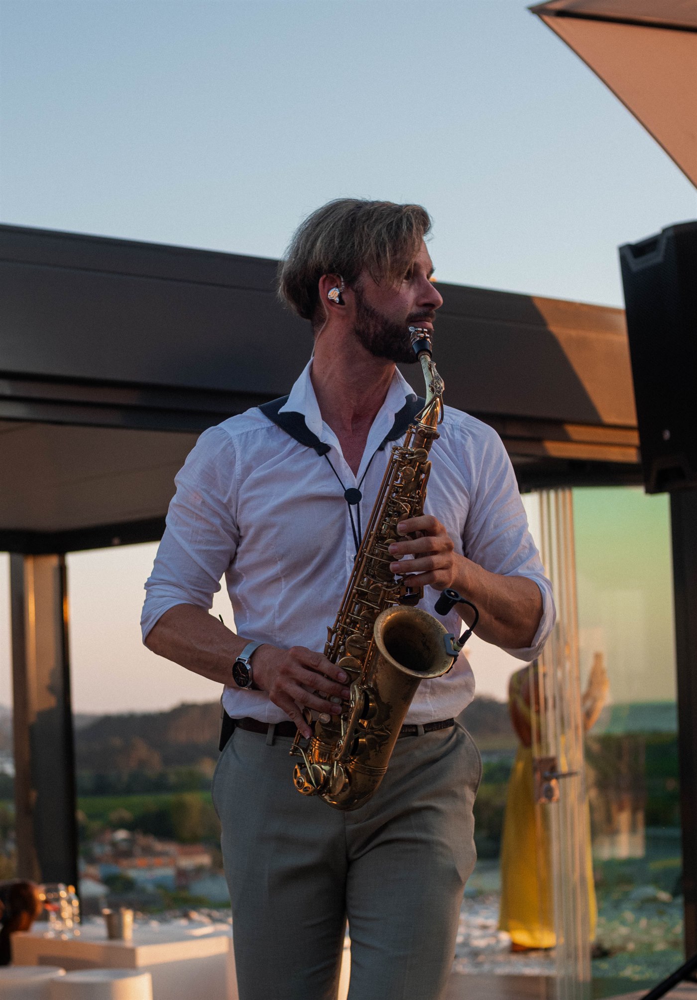 Diego Caride actuando en directo